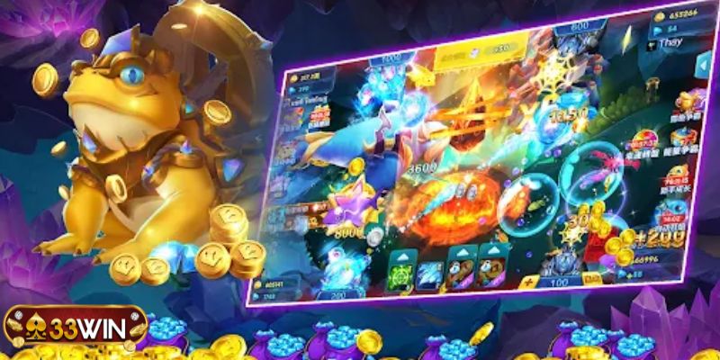 Giao diện tựa game bắn cá đổi tiền 33WIN